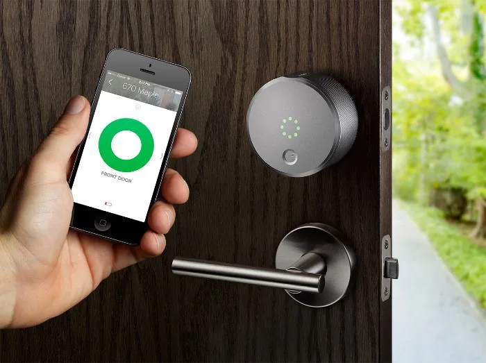 Integrating smart locks with home security
