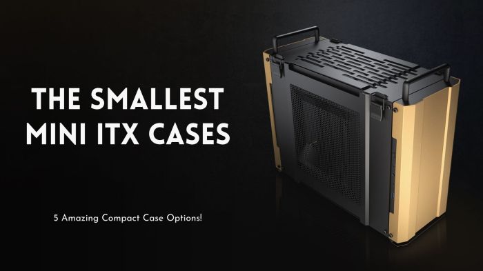 Itx a40 geeek hdd Compact mini ITX cases for small builds